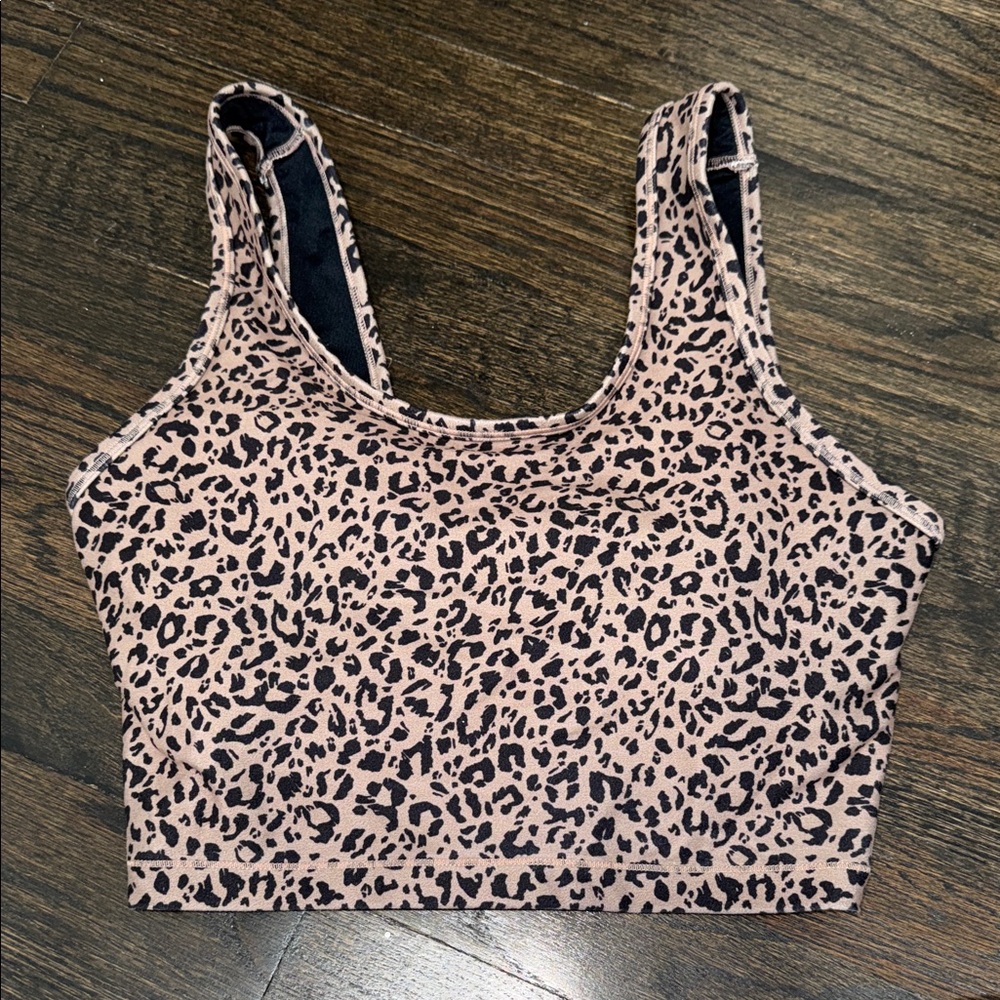 Fashion Nova Animal Print Sports Bra